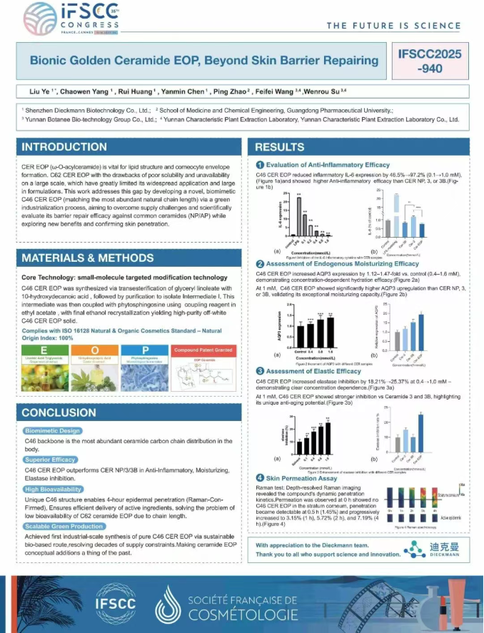 Dieckmann Launches Two Innovative Ceramides at IFSCC 2025(图2) Dieckmann Launches Two Innovative Ceramides at IFSCC 2025(图2)